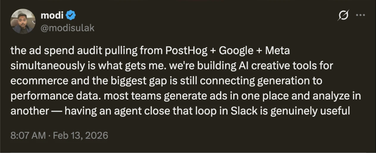 Social proof post by Modi