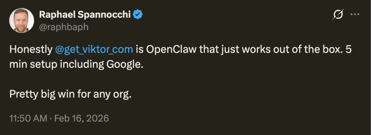 Social proof post by Raphael Spannocchi