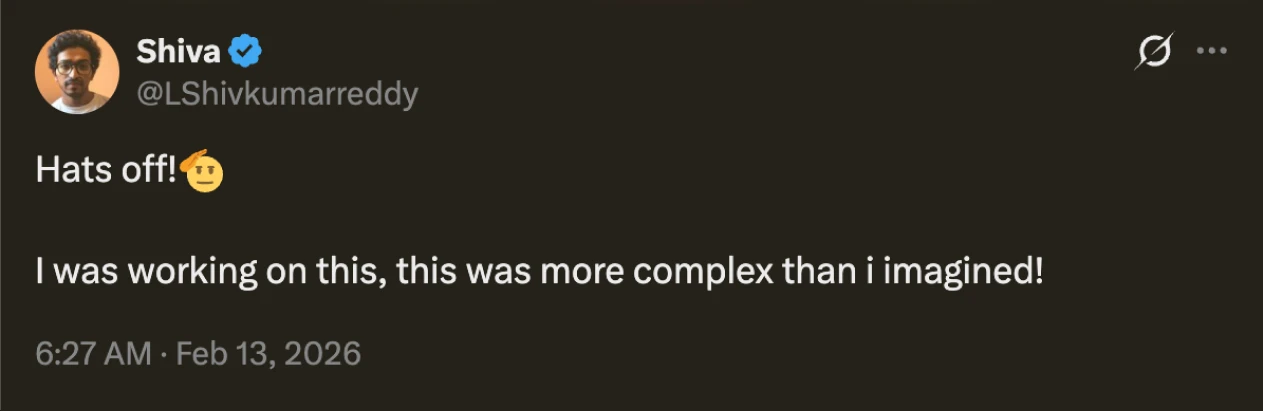 Social proof post by Shiva